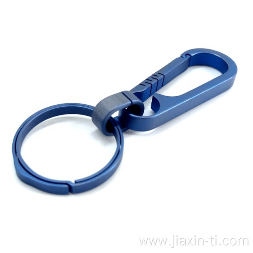 Titanium Key Rings Split Flat Rings